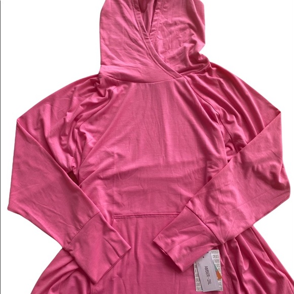 LuLaRoe Tops - NWT Breast Cancer Awareness Amber Hoodie